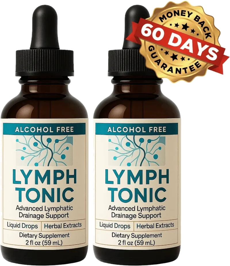 Two bottles of Lymph Tonic